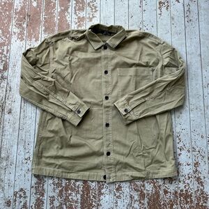 BERSHKA OLIVE OVERSHIRT
